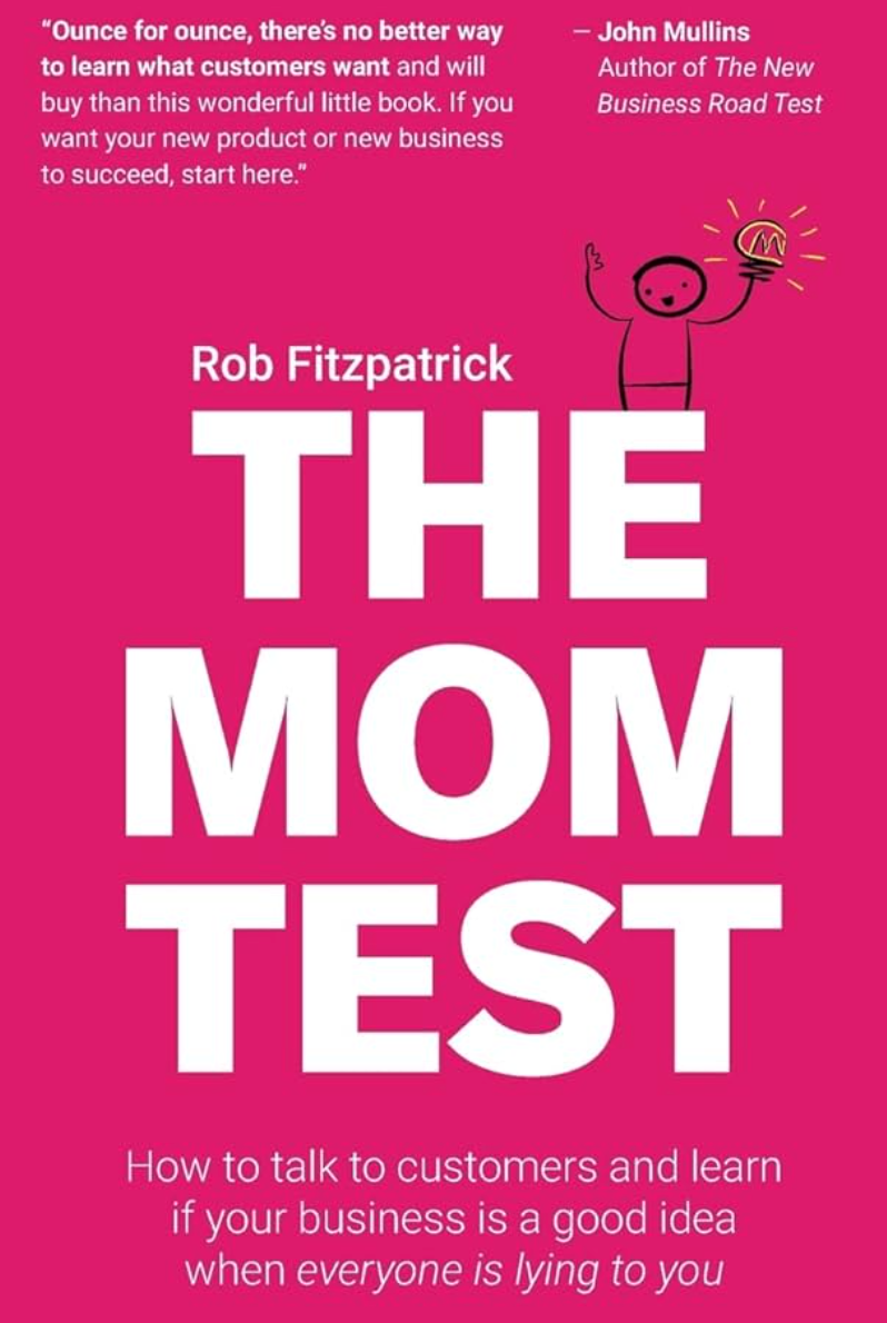 The Mom Test book cover